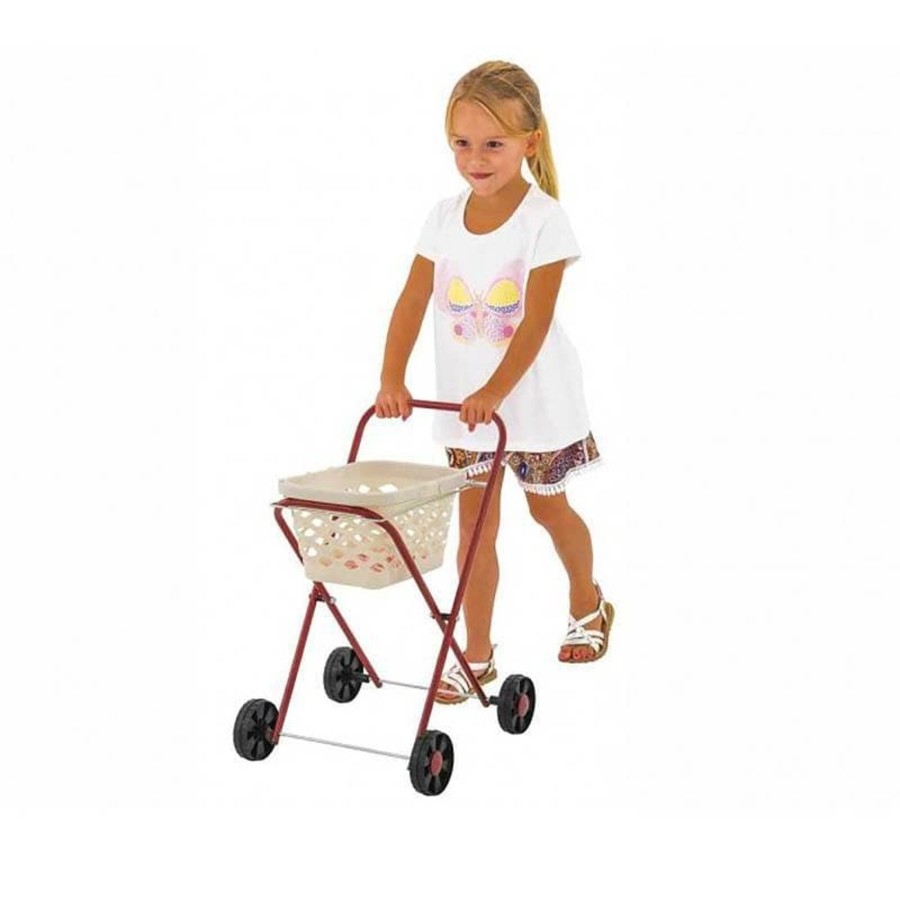 Kids Toys Orbit Role Play | Metal Clothes Trolley & Basket