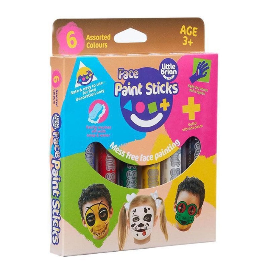 Kids Toys Little Brian Colour & Paint | Face Paint Sticks - Classic