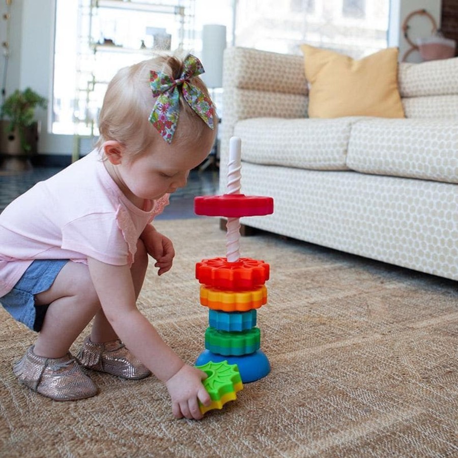 Babies & Toddlers Fat Brain Toys Stacking Toys | Fat Brain Spin Again