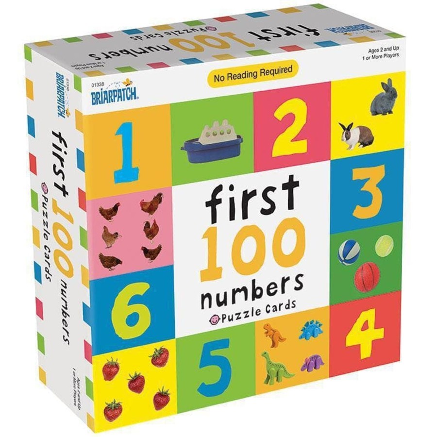 Kids Toys Briarpatch Math & Numeracy | First 100 Puzzle Cards