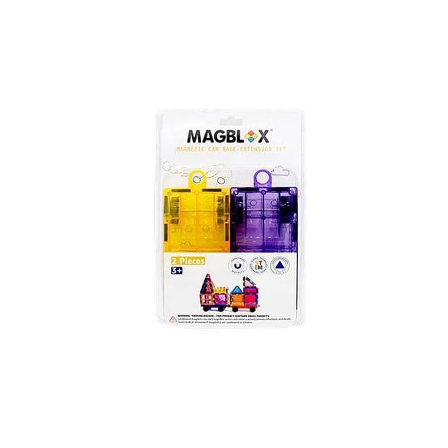 Kids Toys Magblox Construction Blocks | Magblox Twin Car Set