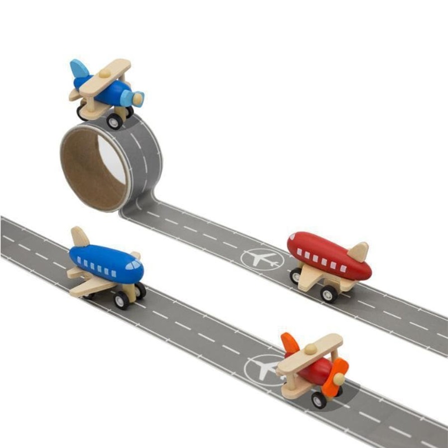 Kids Toys Kaper Kidz Car Tracks & Roads | Plane With Runway Tape