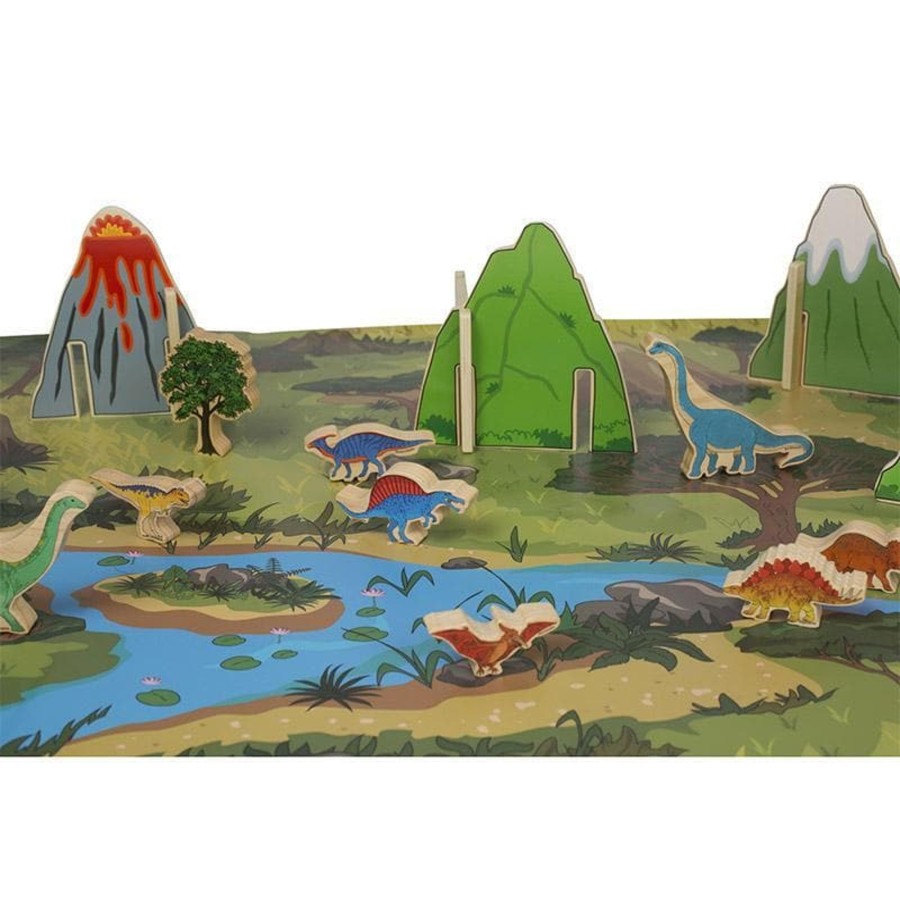 Kids Toys The Freckled Frog Small World Play | The Happy Architect Dinosaurs