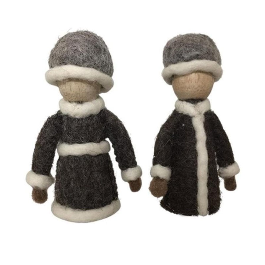 Kids Toys Papoose Felt Toys | Winter Fairies - 2Pcs