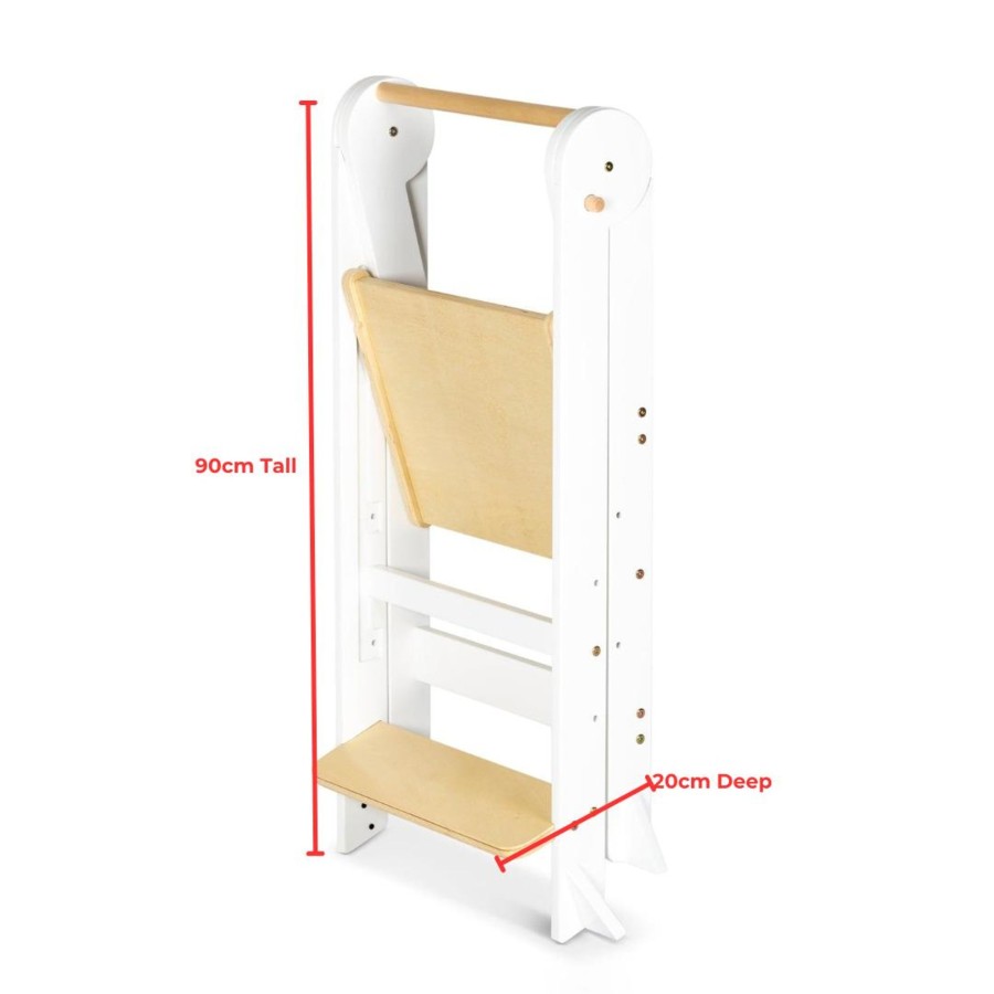 Learning Towers Little Risers | Folding Learning Tower - White And ...