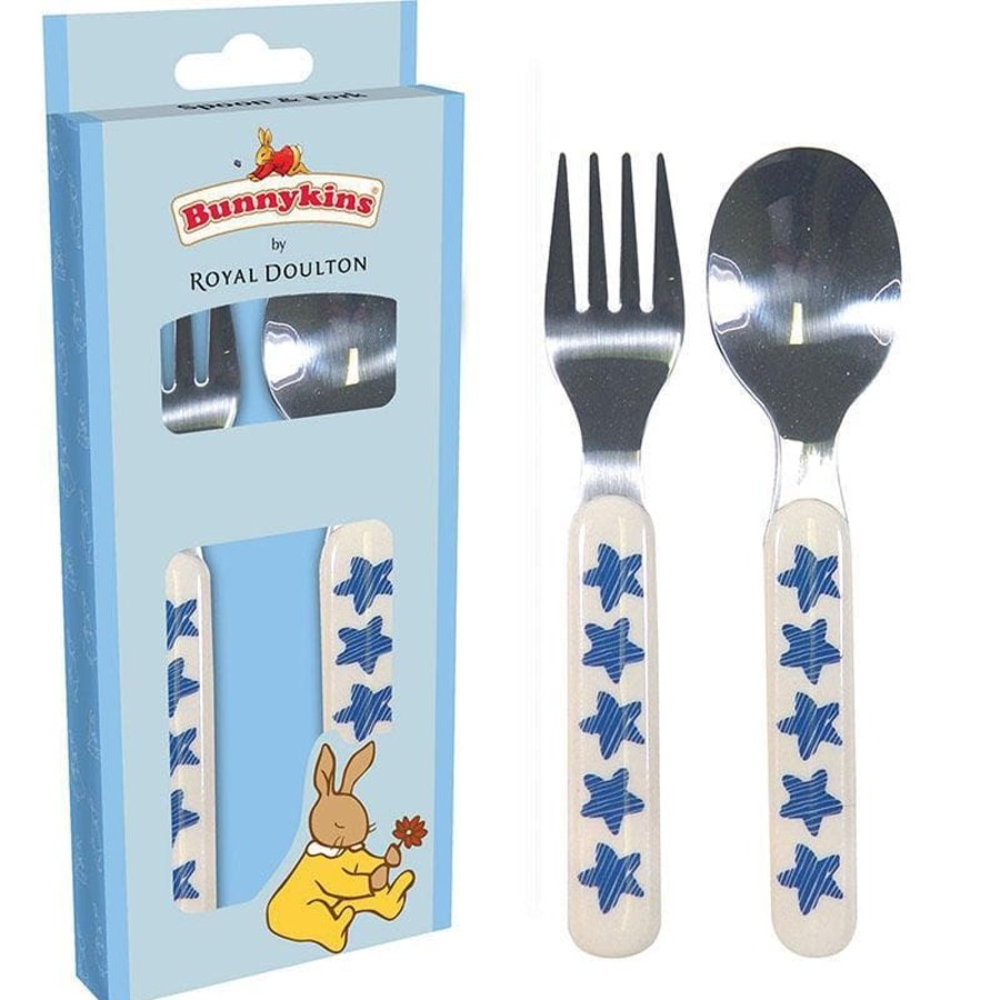 Kids Toys Bunnykins Wooden Food Sets | Bunnykins Spoon & Fork