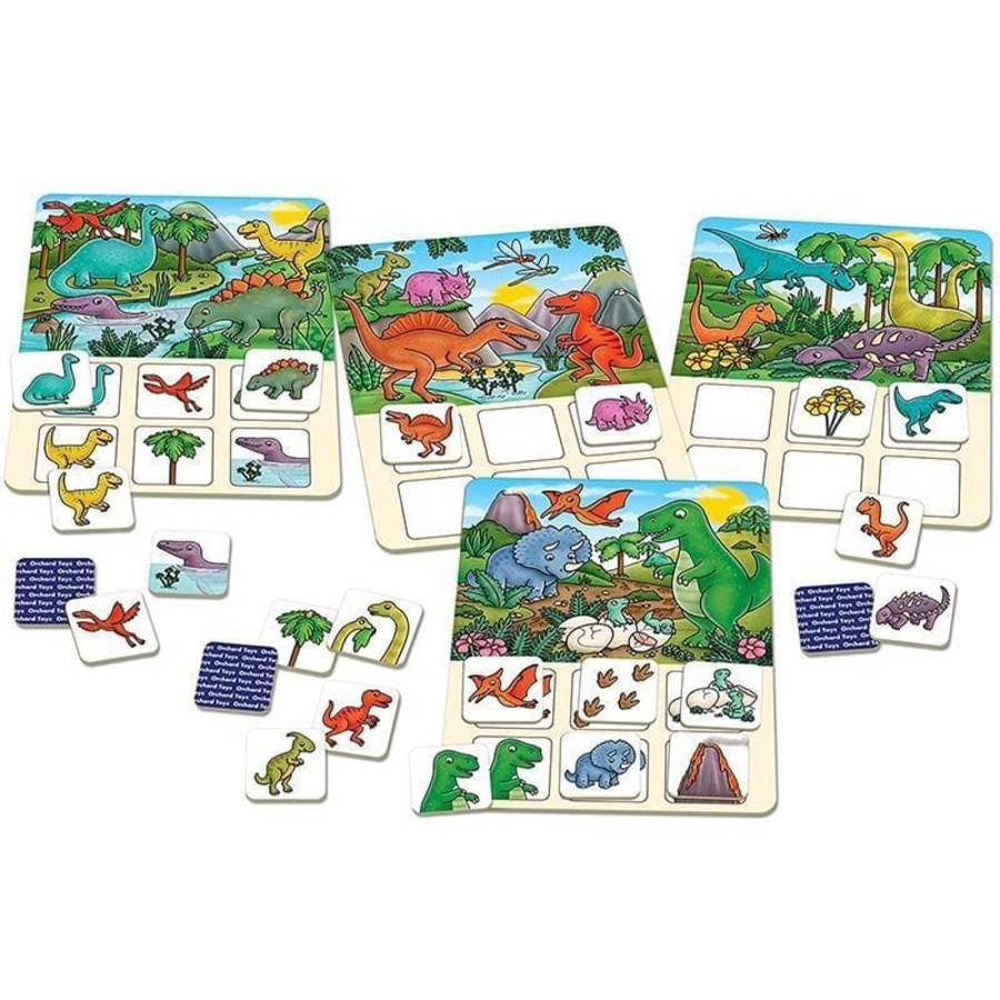 Kids Toys Orchard Toys Wooden Puzzles | Dinosaur Lotto