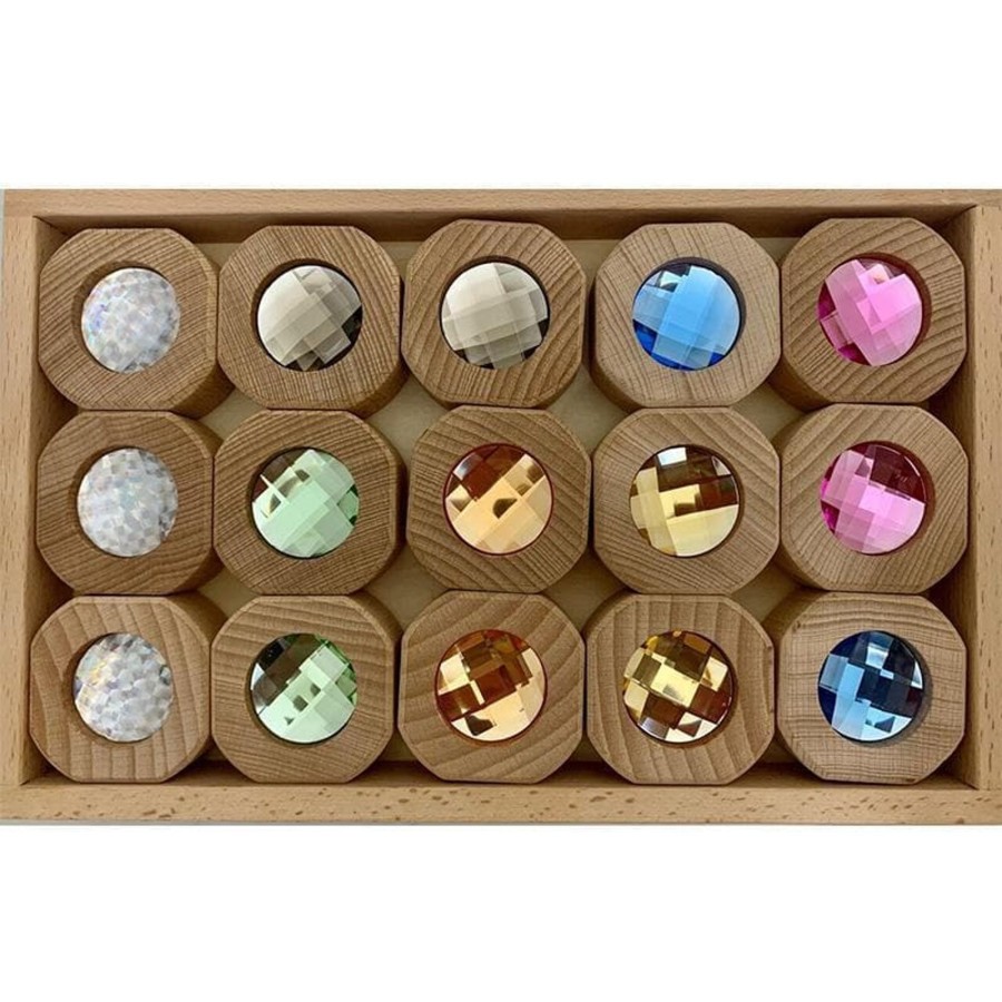 Kids Toys Colours of Australia Gem Blocks | Bitcoin Earth Set/15Pc