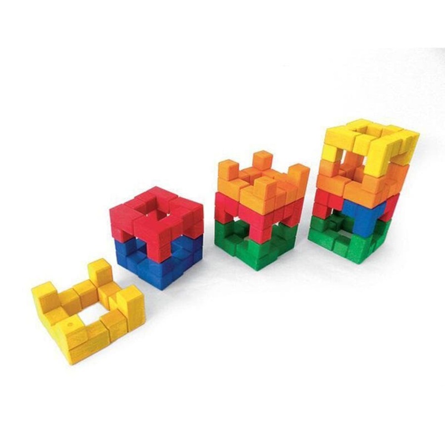 Kids Toys Bauspiel Construction Blocks | Bauspiel Corner Blocks - 50Pc