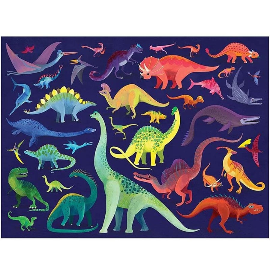 Kids Toys Crocodile Creek Wooden Puzzles | Family Puzzle 500Pc - Dino World