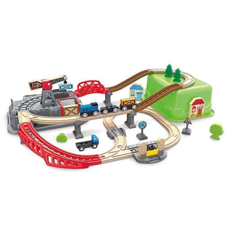 Kids Toys Hape Construction Vehicle Toys | Railway Bucket Builder Set