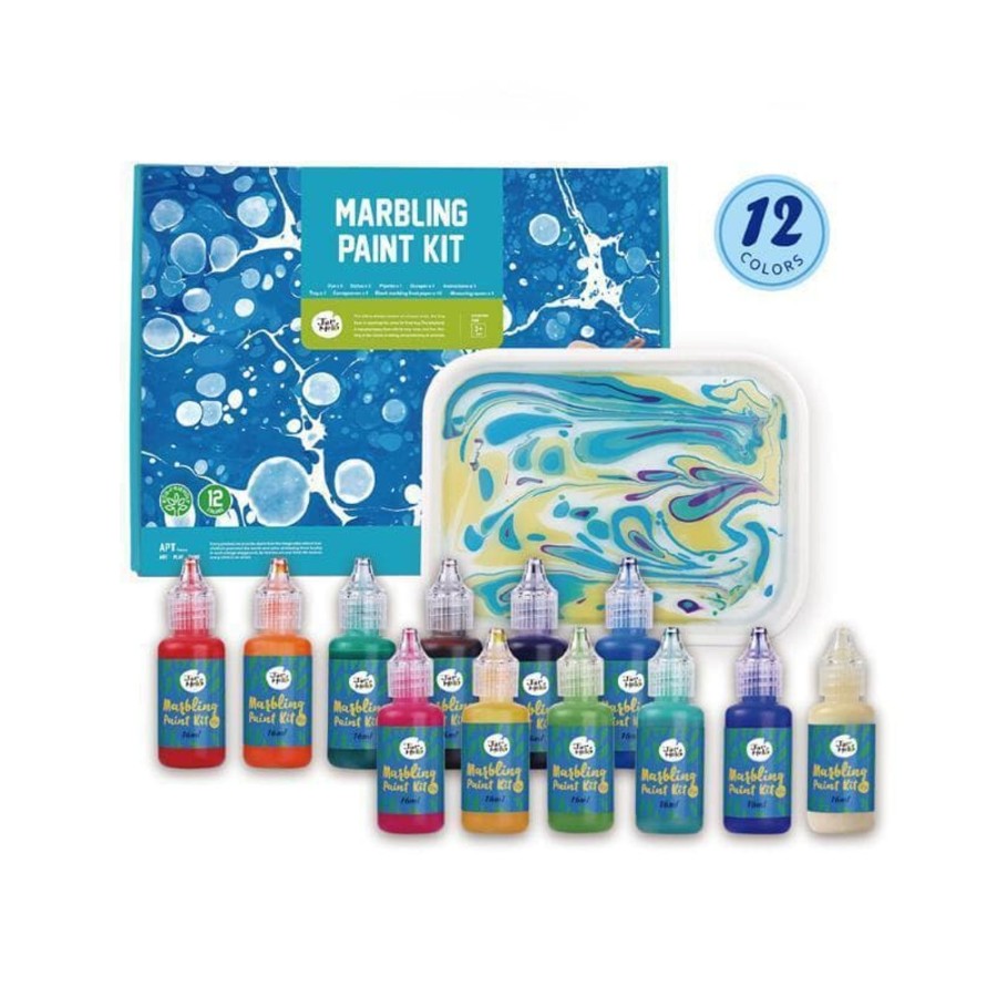 Kids Toys JarMelo Craft Kits | Marbling Paint Kit - 12 Colors