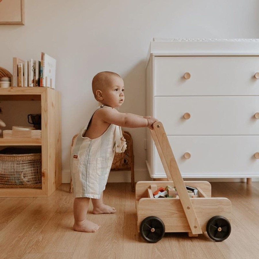 Babies & Toddlers Qtoys Pull Along Toys | Classic Baby Walker