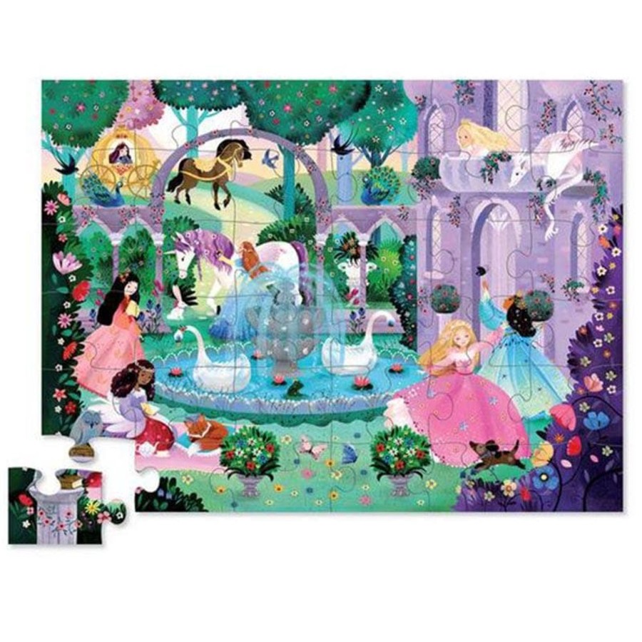 Kids Toys Crocodile Creek Jigsaws | Classic Floor Puzzle 36Pc - Princess Dreams