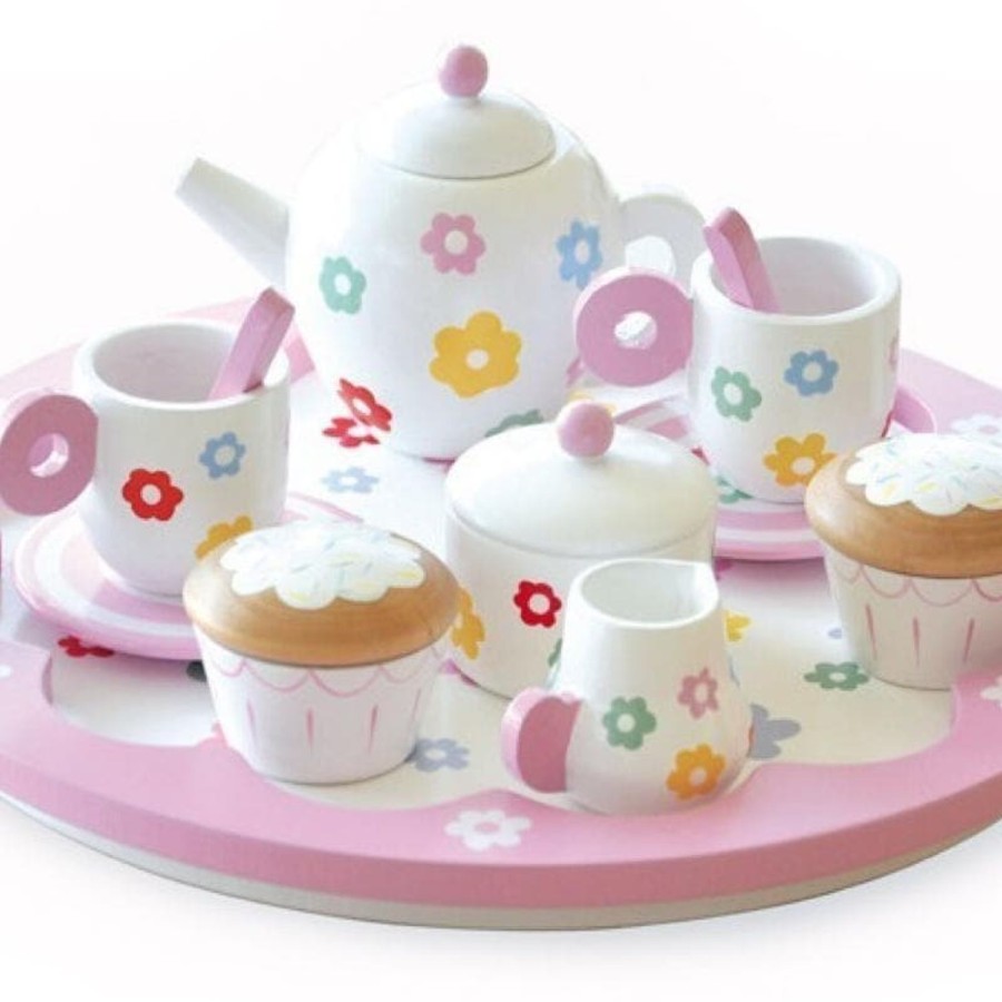 Kids Toys Indigo Jamm Kids Tea Sets | Flower Tea Party Set By Indigo Jamm