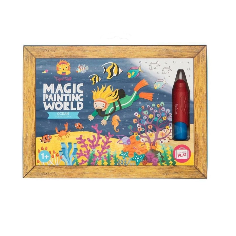 Kids Toys Tiger Tribe Colour & Paint | Magic Painting World - Ocean