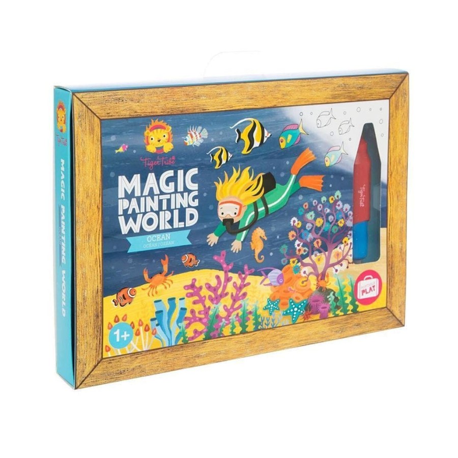 Kids Toys Tiger Tribe Colour & Paint | Magic Painting World - Ocean