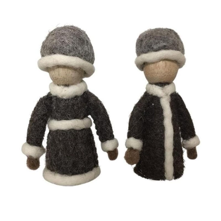 Kids Toys Papoose Steiner/Waldorf Inspired | Winter Fairies - 2Pcs