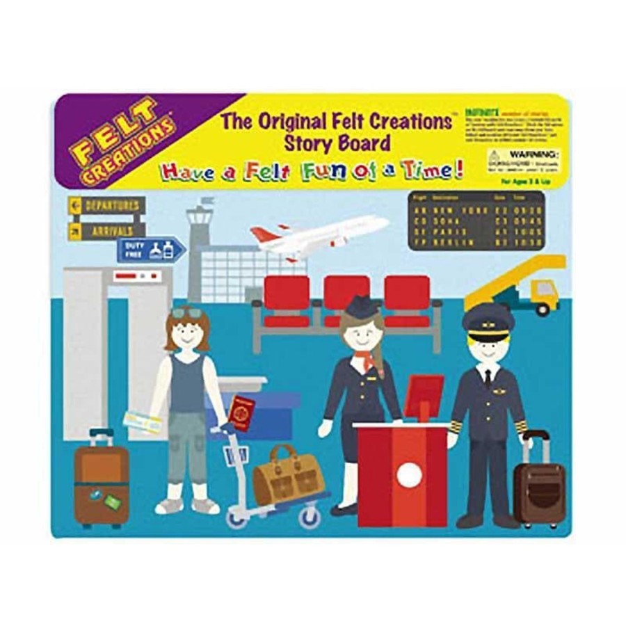 Kids Toys Felt Creations Literacy & Language | Airport - Story Board