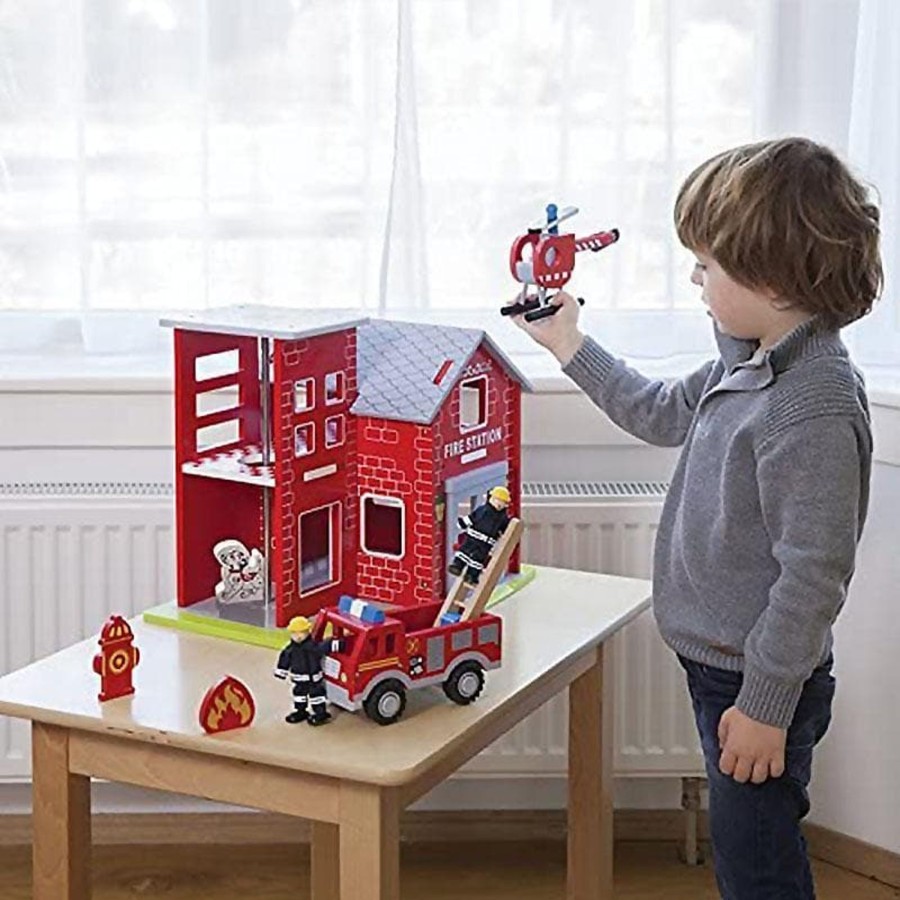 Kids Toys New Classic Toys Building Playscapes | Large Fire Station