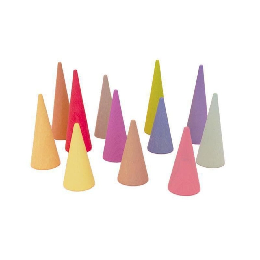 Kids Toys Euca Steiner/Waldorf Inspired | Rainbow Spire Set