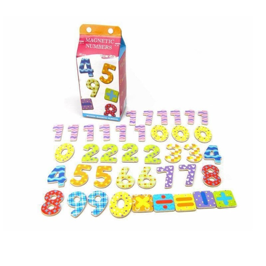 Kids Toys Kaper Kidz Math & Numeracy | Milk Carton Magnetic Number