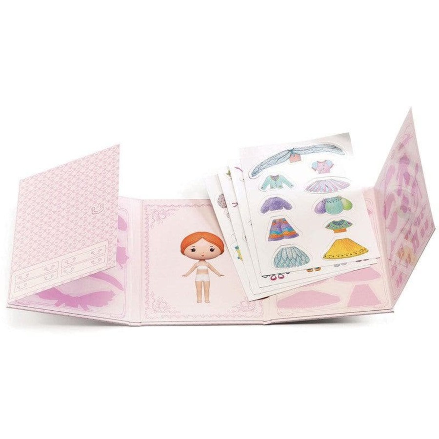 Kids Toys Djeco Craft Kits | Miss Lilyruby Tinyly Removable Stickers Set