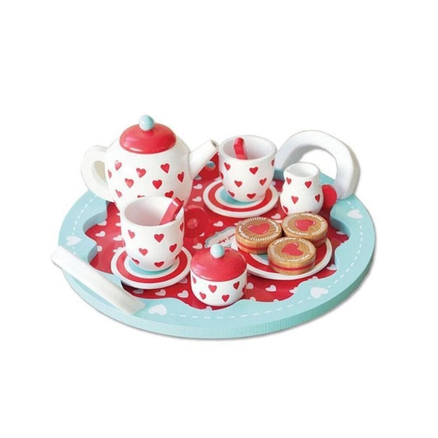 Kids Toys Indigo Jamm Kids Tea Sets | Hearts Tea Set