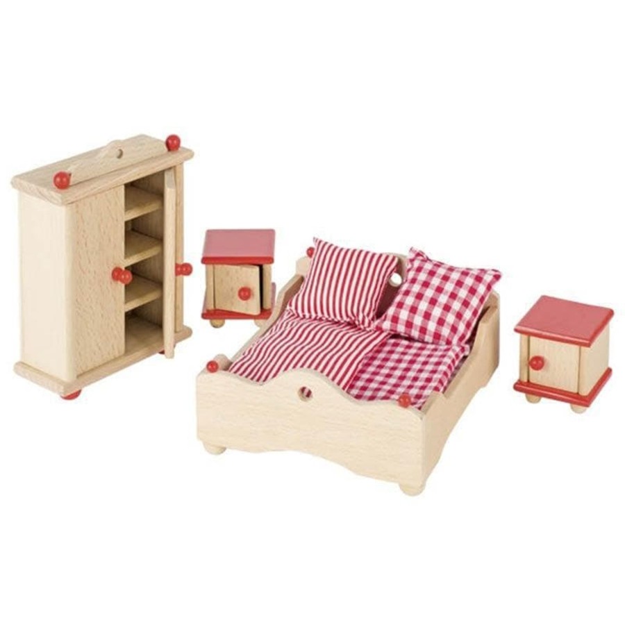 Kids Toys GOKI Doll House Furniture | Bedroom - Furniture For Flexible Puppets