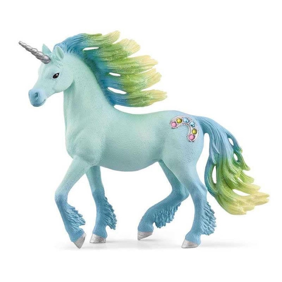 Kids Toys Schleich Animal Figurines | Marshmallow Unicorn Stallion