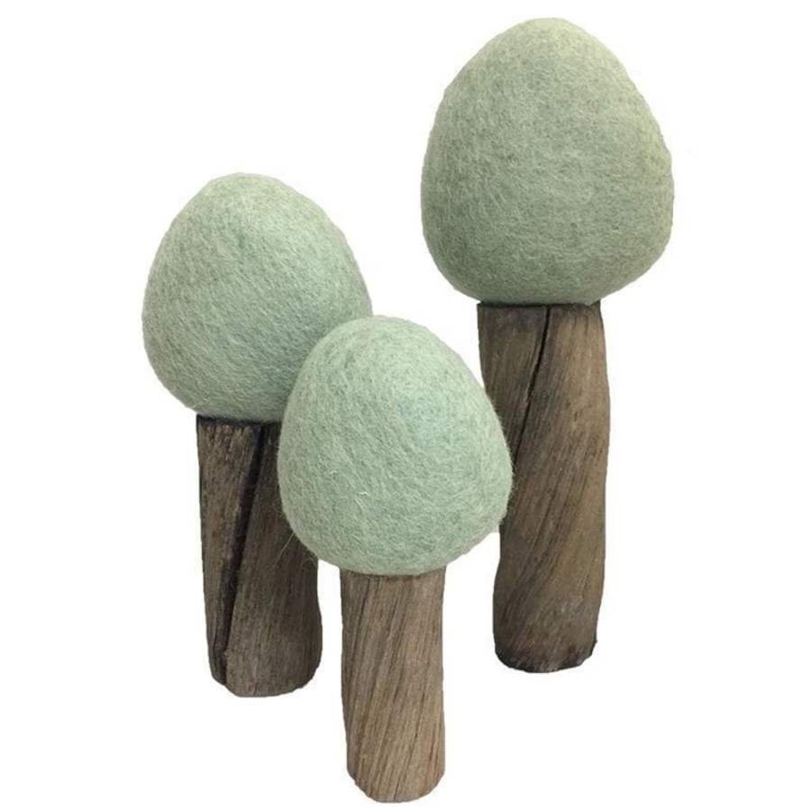 Kids Toys Papoose Felt Toys | Earth Summer Trees - 3Pc