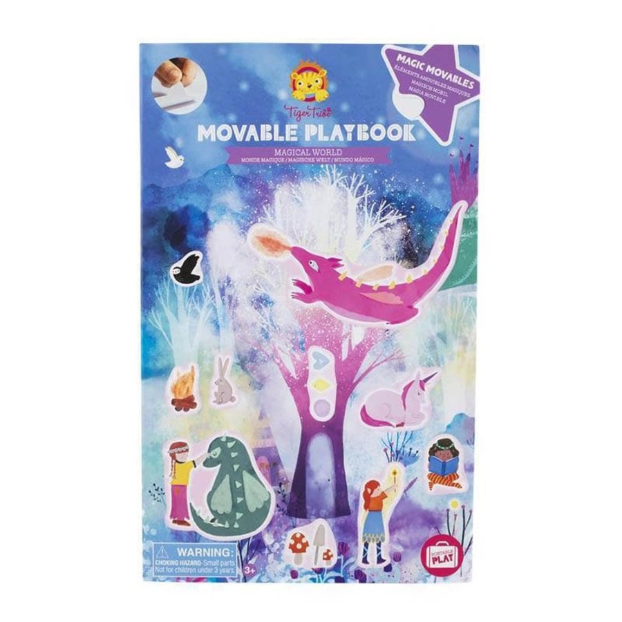 Kids Toys Tiger Tribe Colour & Paint | Movable Playbook - Magical World