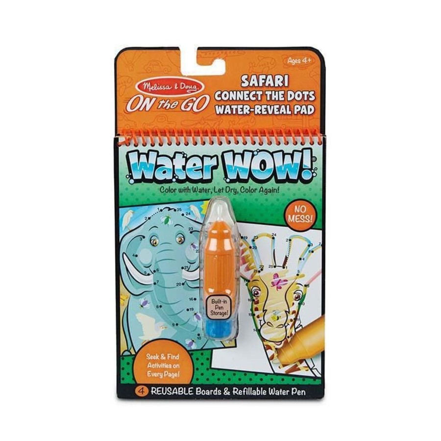 Kids Toys Melissa & Doug Colour & Paint | On The Go - Water Wow - Connect The Dots Safari