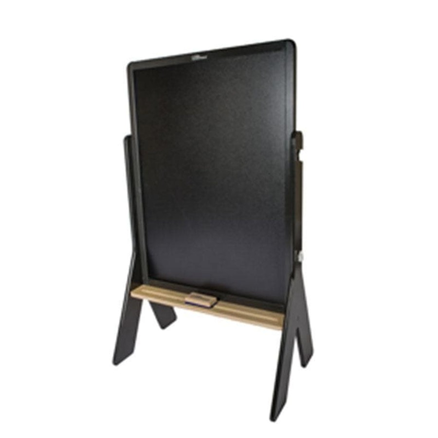 Kids Toys Little Partners Kids Easel | Contempo 2-Sided Easel Charcoal