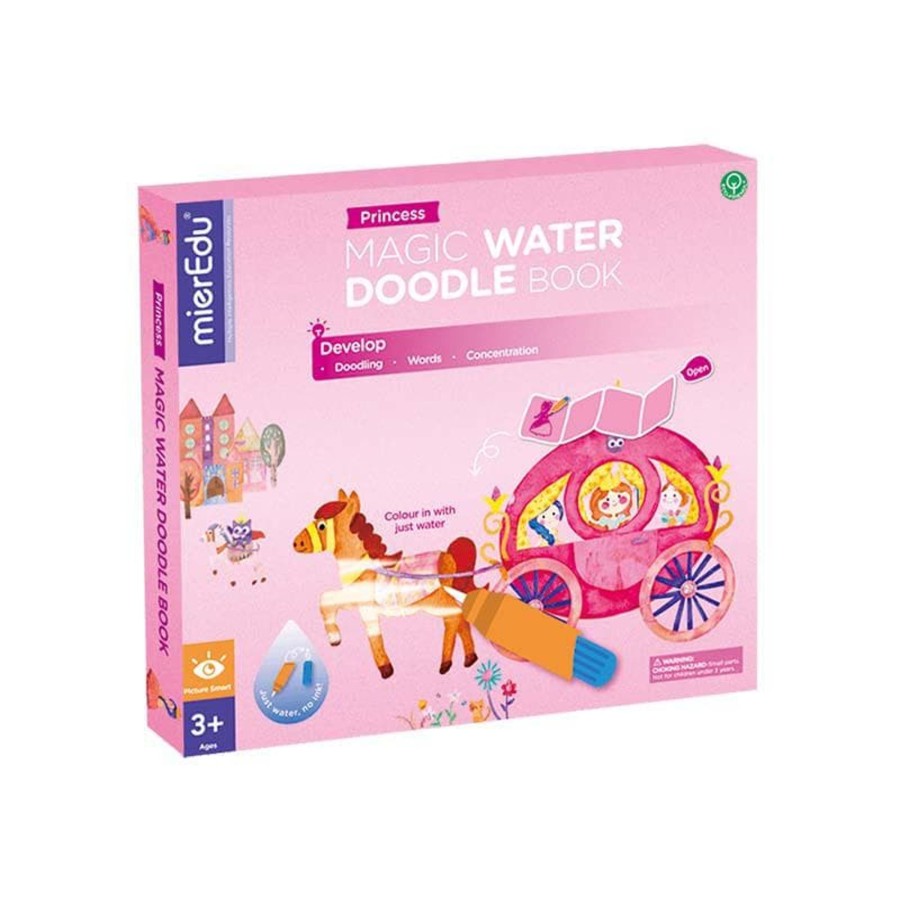 Kids Toys mierEdu Colour & Paint | Magic Water Doodle Book - Princess