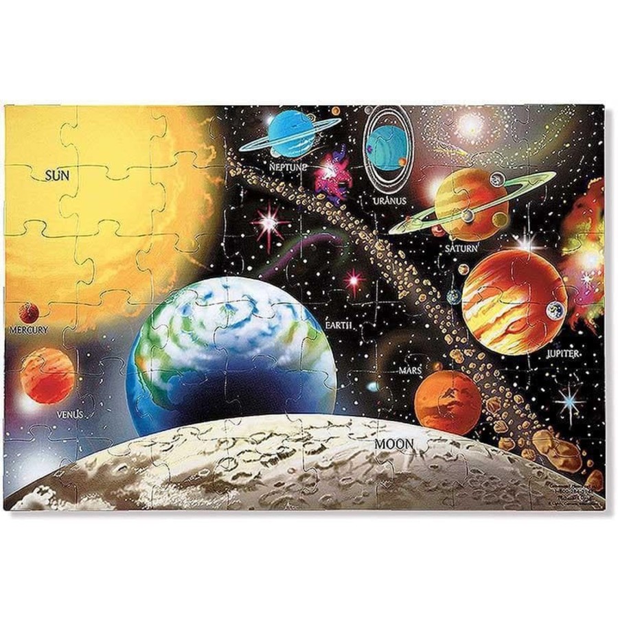 Kids Toys Melissa & Doug Jigsaws | Solar System Floor Puzzle - 48Pc