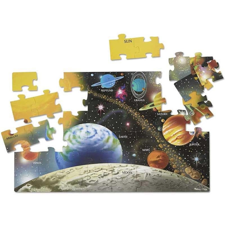 Kids Toys Melissa & Doug Jigsaws | Solar System Floor Puzzle - 48Pc