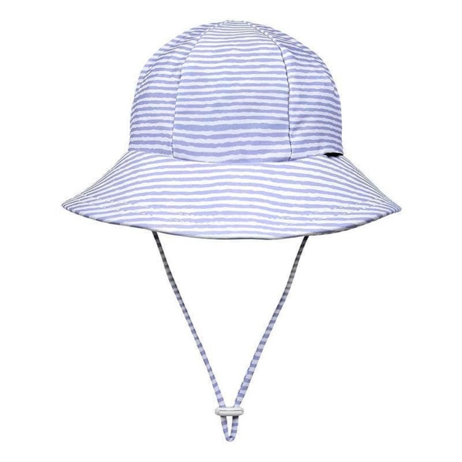 Kids Toys Bedhead Hats Outdoor Toys | Girls Beach Hat Ponytail Bucket - Stripe