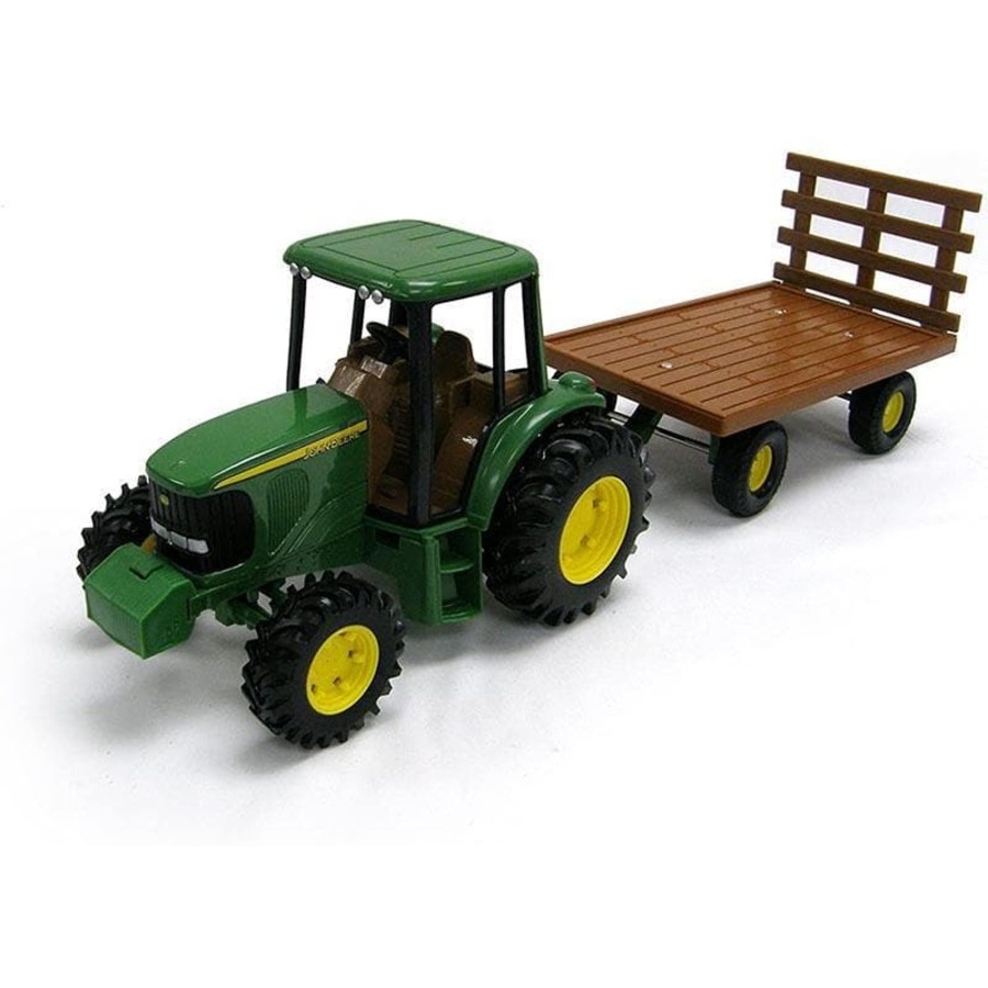 Kids Toys John Deere Construction Vehicle Toys | John Deere Tractor With Wagon