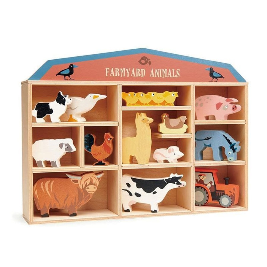 Kids Toys Tender Leaf Toys Farm Animals | Chicks Wooden Animal