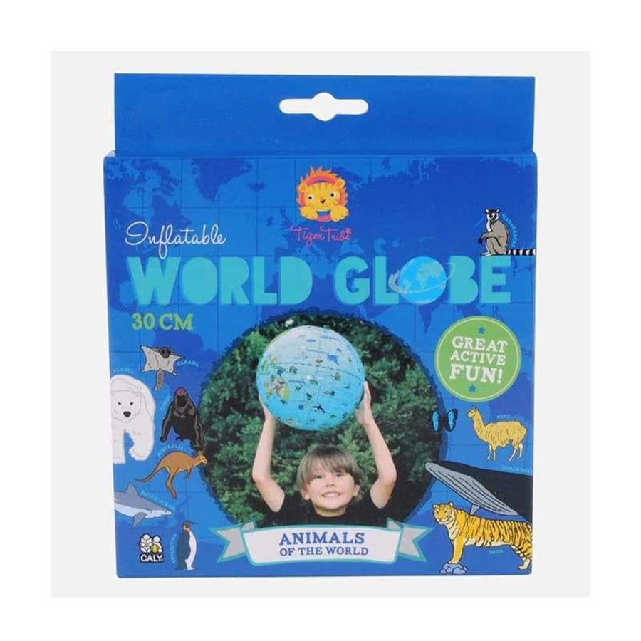 Kids Toys Tiger Tribe Outdoor Toys | World Globe - Animals Of The World 30Cm