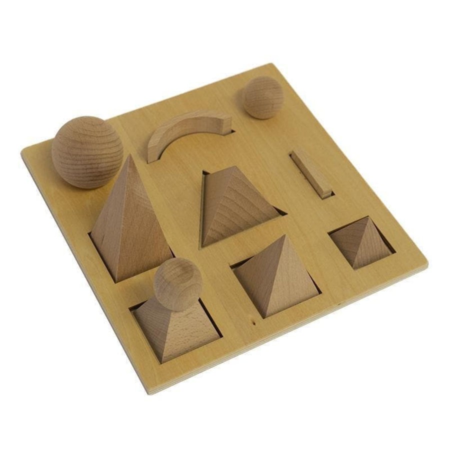 Kids Toys My Happy Helpers Math & Numeracy | Wooden Montessori Shape Puzzle