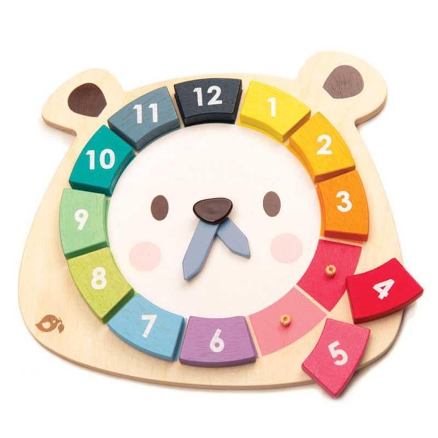 Kids Toys Tender Leaf Toys Math & Numeracy | Bear Colours Clock