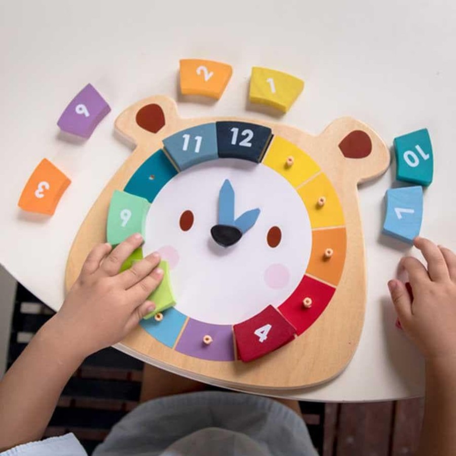 Kids Toys Tender Leaf Toys Math & Numeracy | Bear Colours Clock