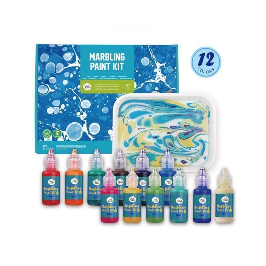 Kids Toys JarMelo Colour & Paint | Marbling Paint Kit - 12 Colors