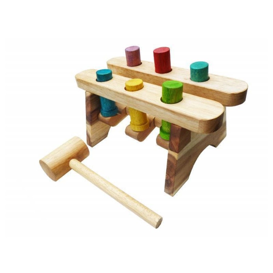 Kids Toys Qtoys Wooden Toys | Pound A Peg