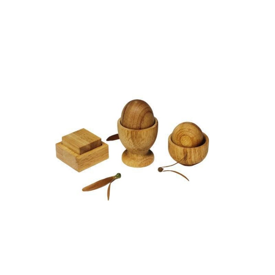 Kids Toys Qtoys Wooden Toys | Montessori Egg, Ball And Cup Set