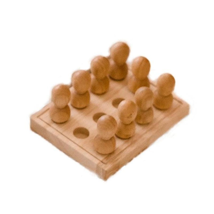 Kids Toys Qtoys Math & Numeracy | Natural Small People In Tray