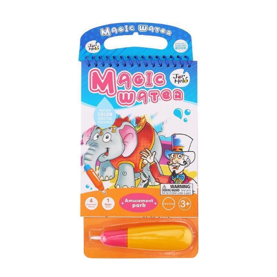 Kids Toys JarMelo Colour & Paint | Magic Water Coloring Pad - Amusement Park