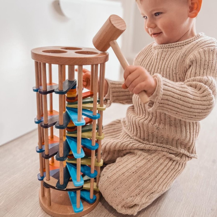 Kids Toys My Happy Helpers Montessori Toys | Rainbow Tap & Roll